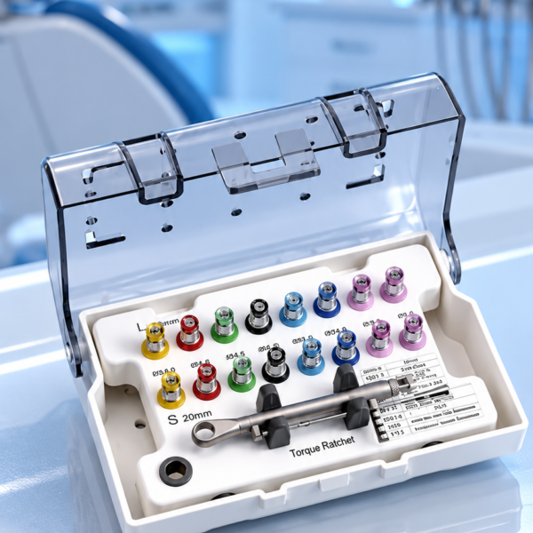 Universal Implant Prosthetic Kit with Torque Wrench